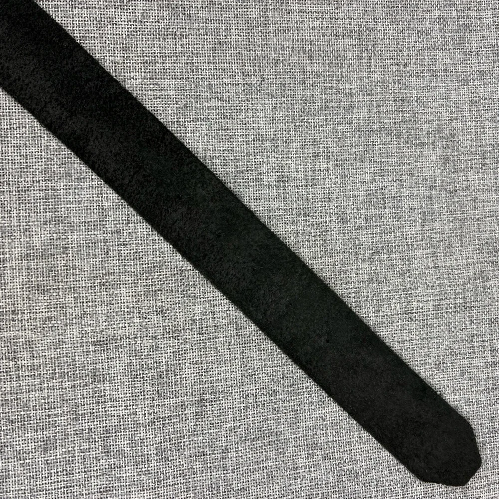 Booty Boutique‎ Vintage Black Leather Belt Give Love Belt Buckle Size XL Vintage
